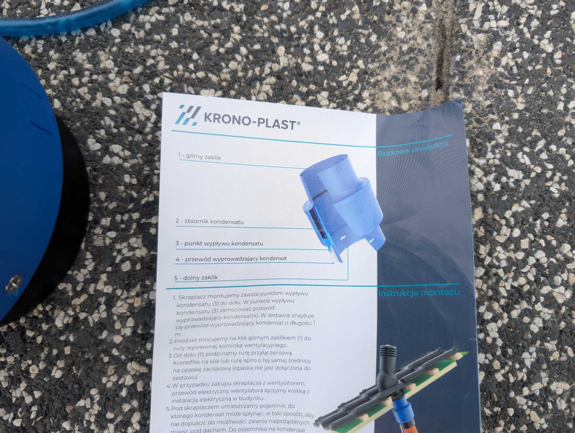 Krono-plast skraplacz kondensatu fi 125 - 4 sztuki
