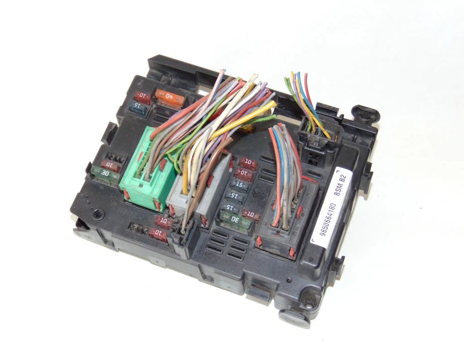 Moduł sterownik BSM skrzynka puszka bezpieczników 9650664180 Citroen C2 C3 C5 Berlingo I Xsara Picasso Peugeot 206 307 Partner