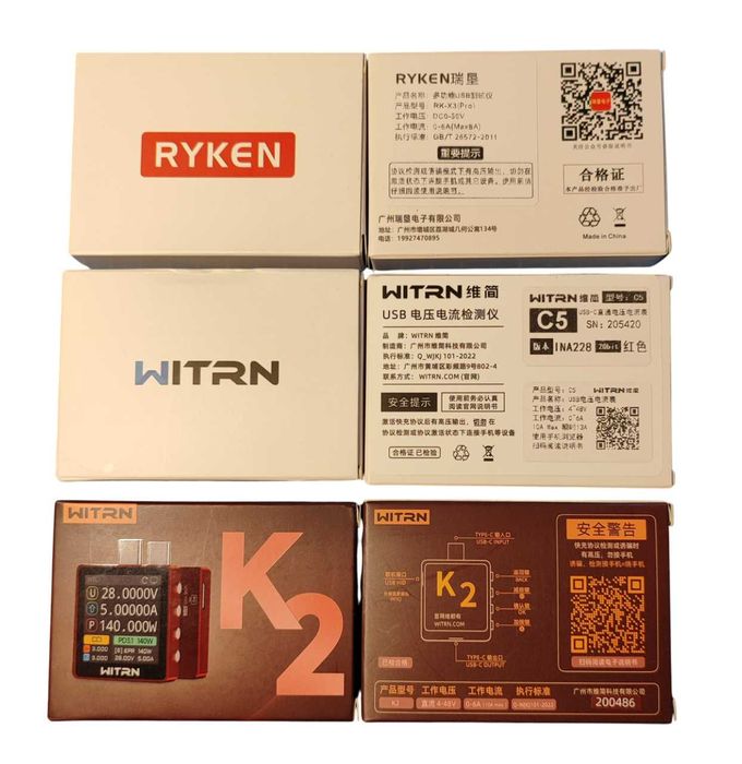 USB Tester -  C5 / K2 / RYKEN