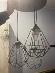 Lampa sufitowa 3-punktowa w stylu loft