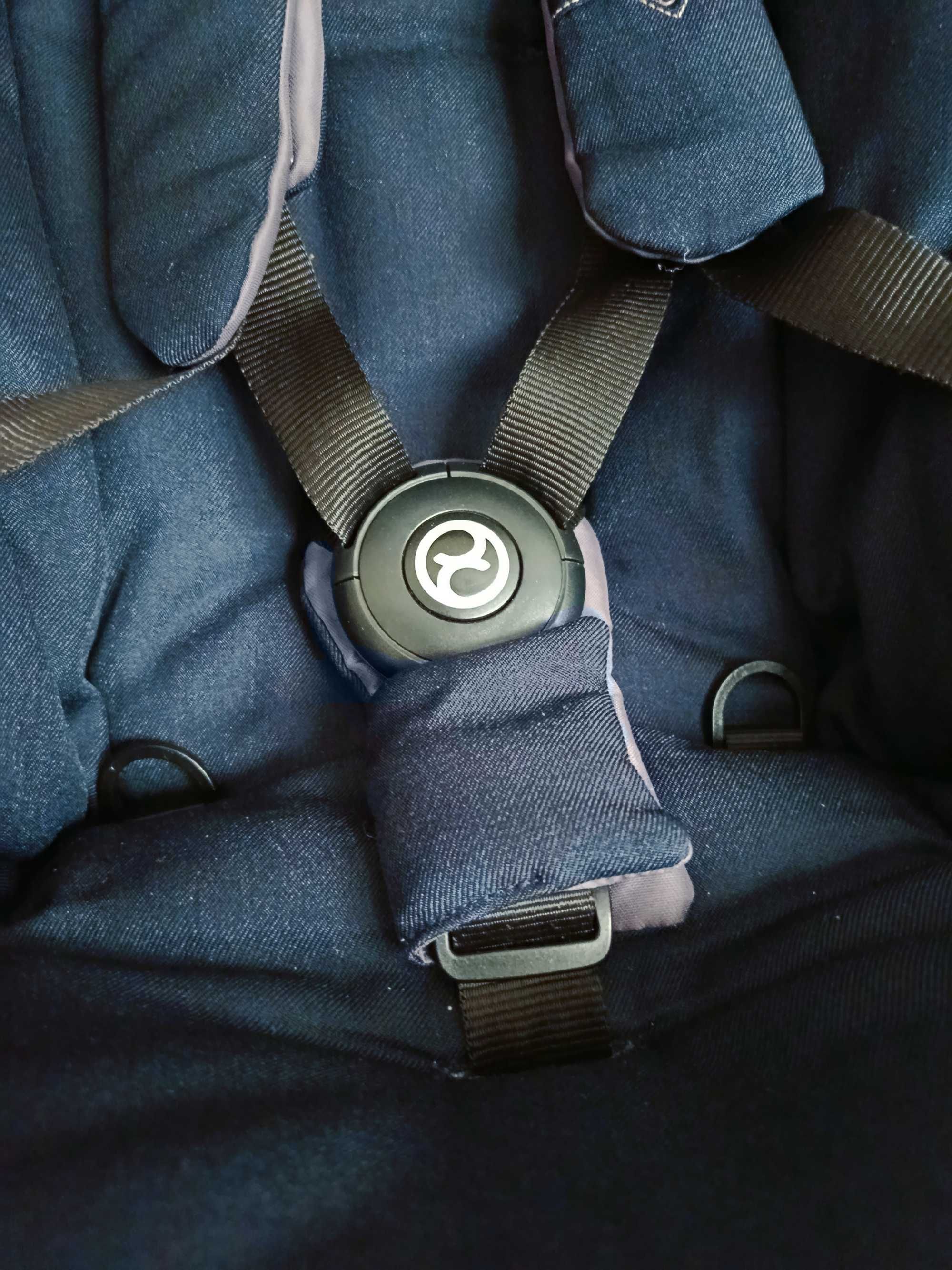 Cybex Priam granatowy gondola plus spacerówka
