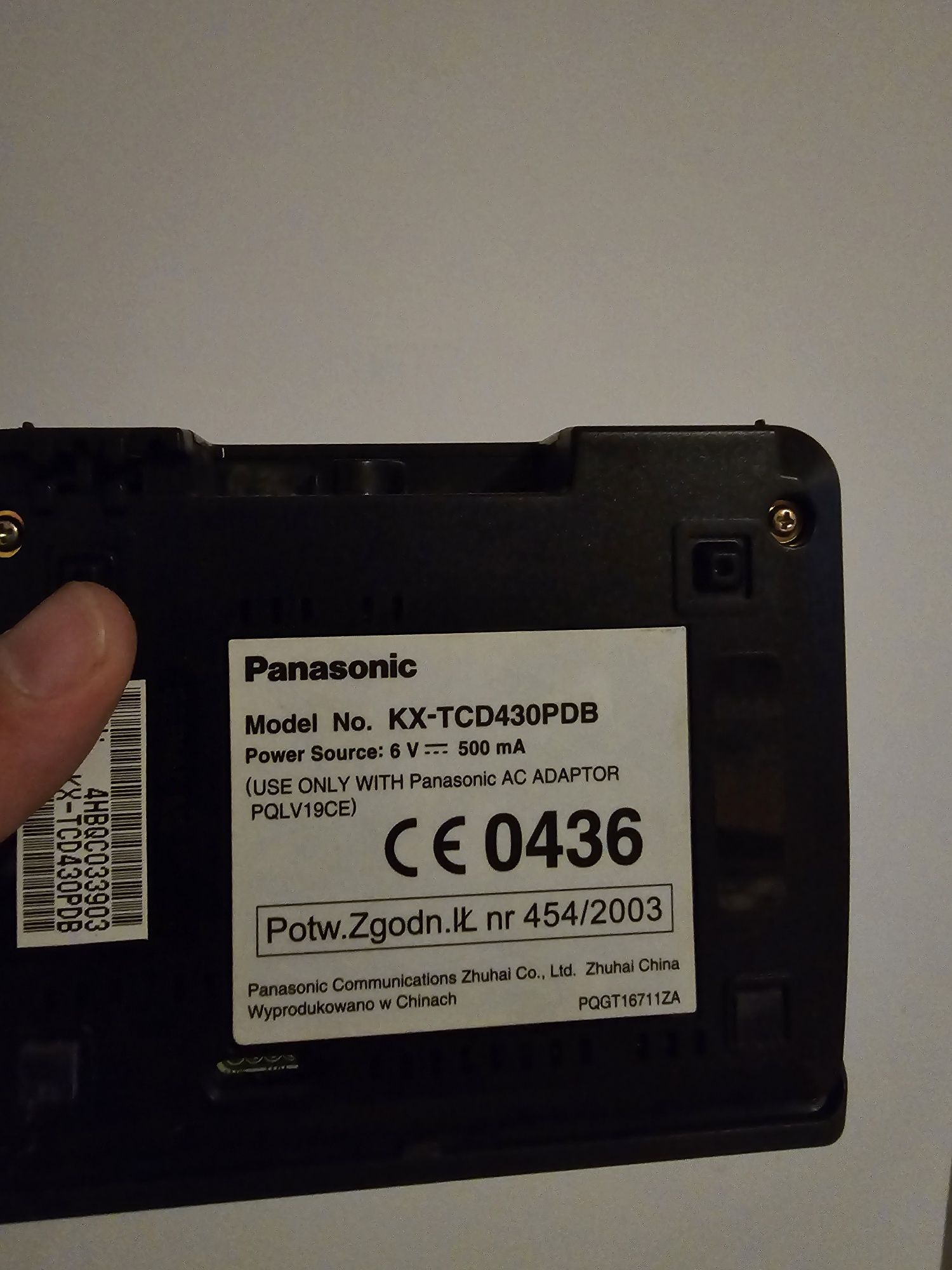 Telefon stacjonarny, bezprzewodowy Panasonic KX-TCD43OPDB