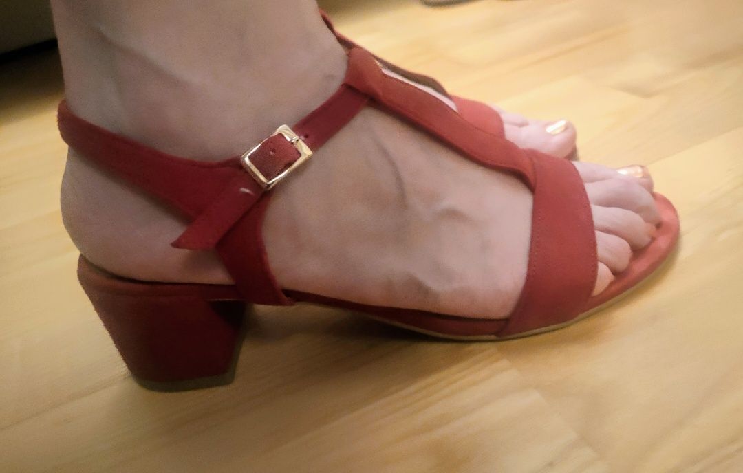 Czerwone sandały Venezia 37 38