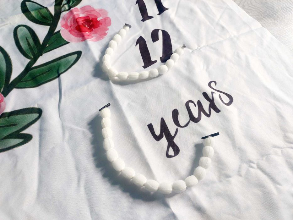 Mata tło fotograficzne do robienia zdjęć tydzień miesiąc rok