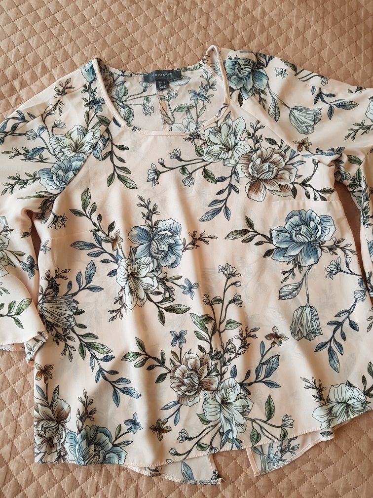 Літня блуза Primark в квітковий принт з воланами