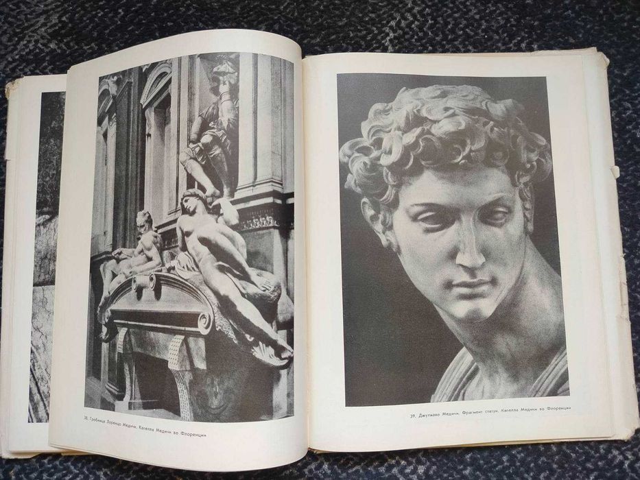 Е.Ротенберг.  Микеланджело. М. Искусство. 1965г.