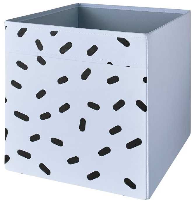 Бархатная коробка IKEA 33x38x33см органайзер для хранения вещей