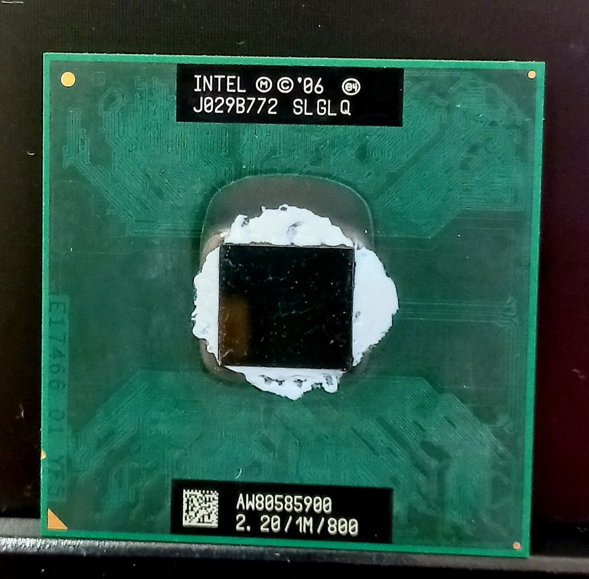 Процессор INTEL для ноутбука.