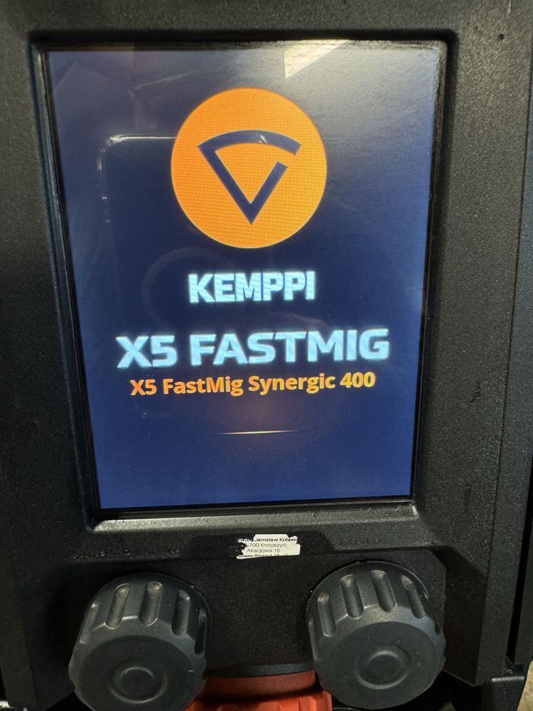 Spawarka Kemppi X5 Fastmig 400A. Bogata wersja.