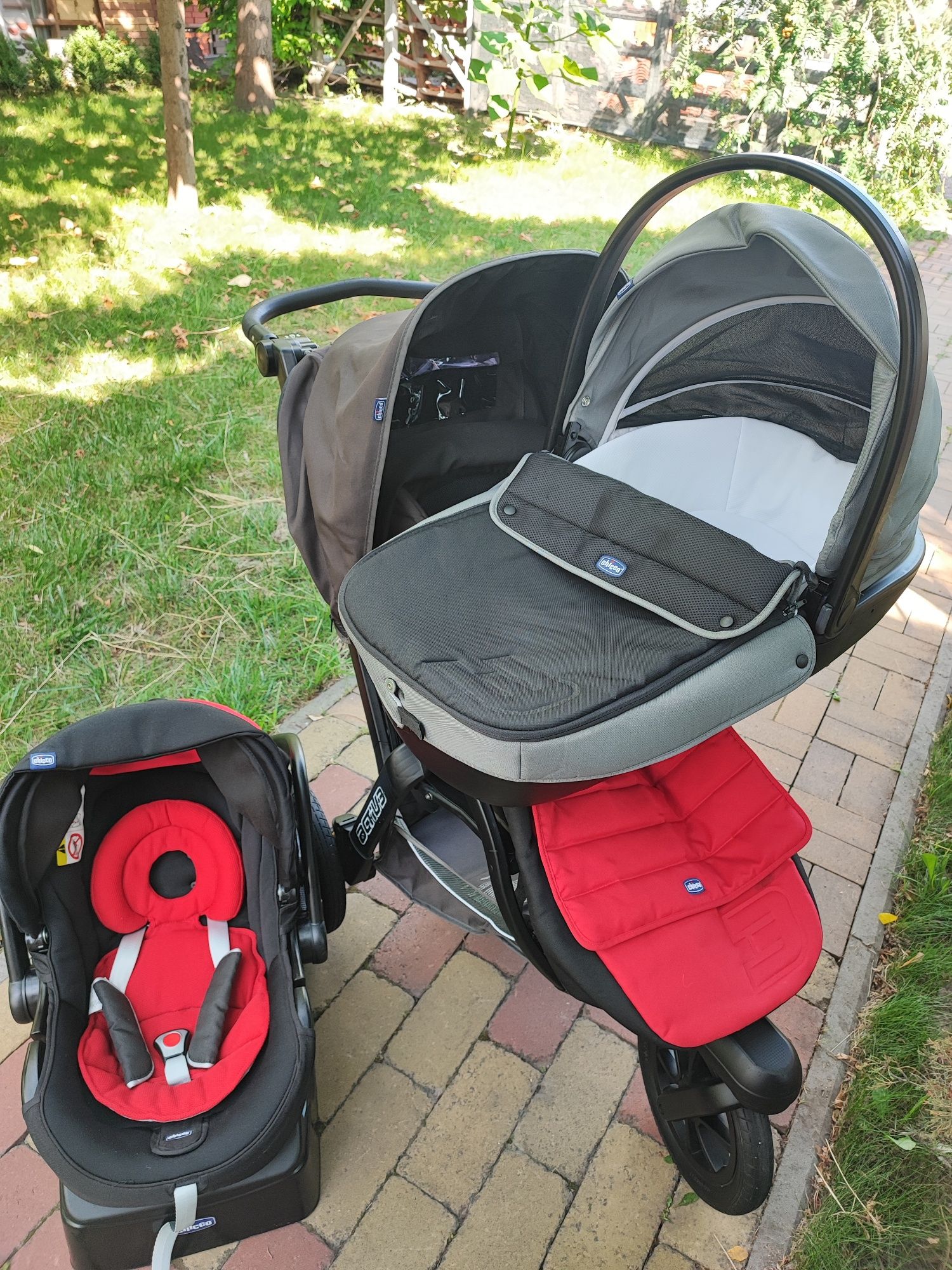 Коляска дитяча три в одному Chicco trio active 3