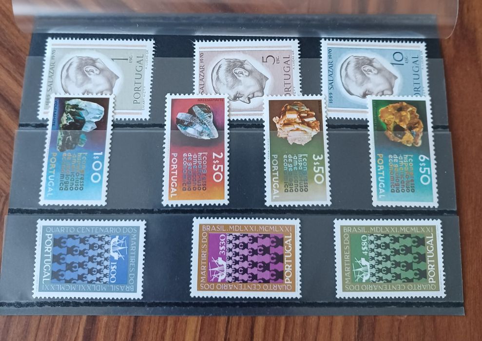 Selos de Portugal 1971 Ano Completo, incluindo Salazar, novos MNH