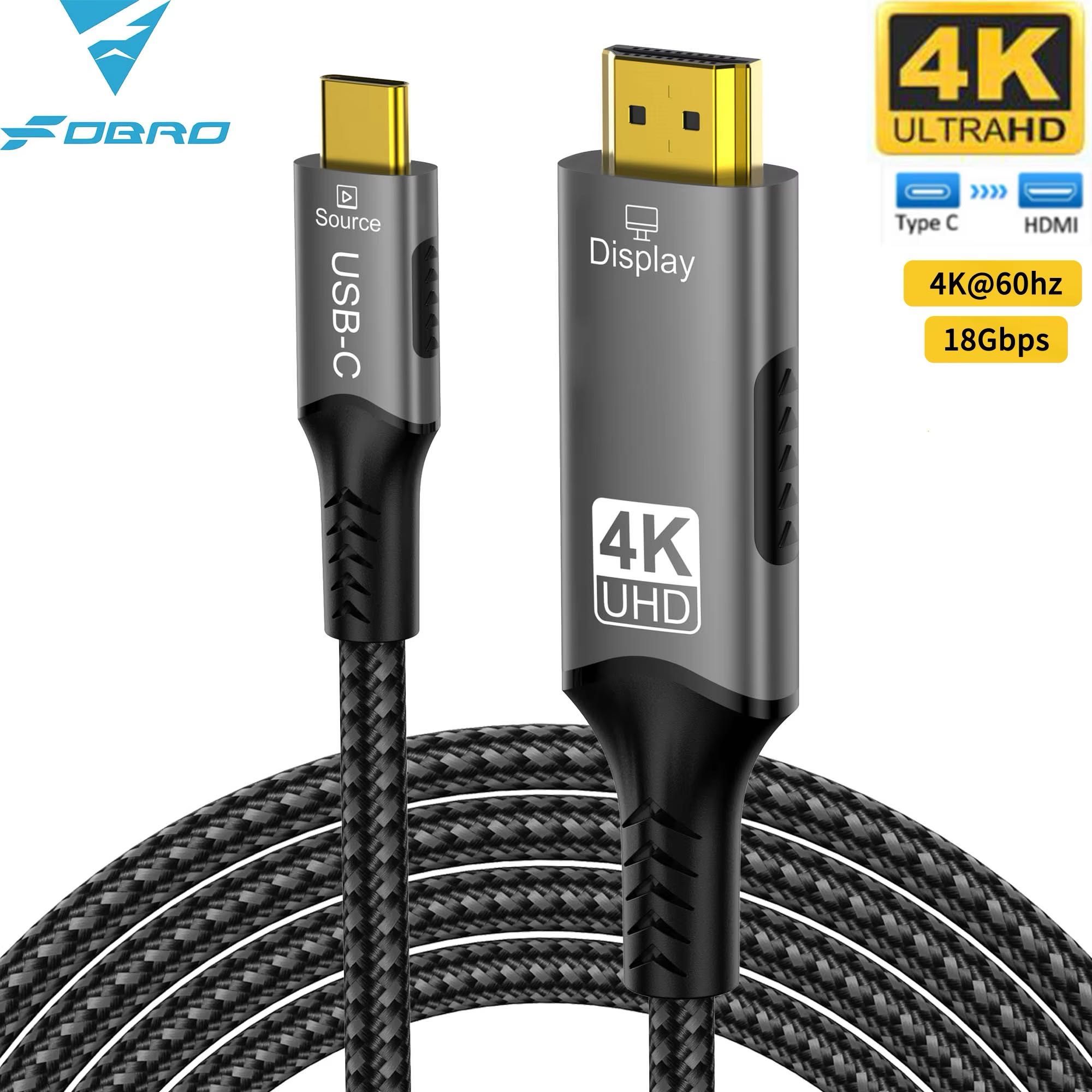 USB C to HDMI 2.1 Cable 2м 8K60Hz,4K60Hz