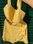 conjunto saia assimétrica + top