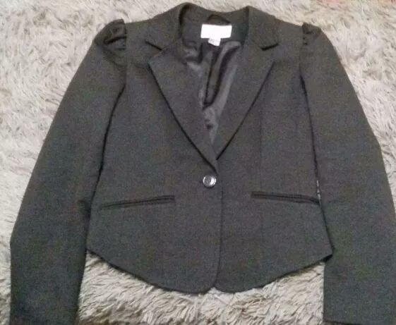 Blazer senhora H&M cinza escuro 36