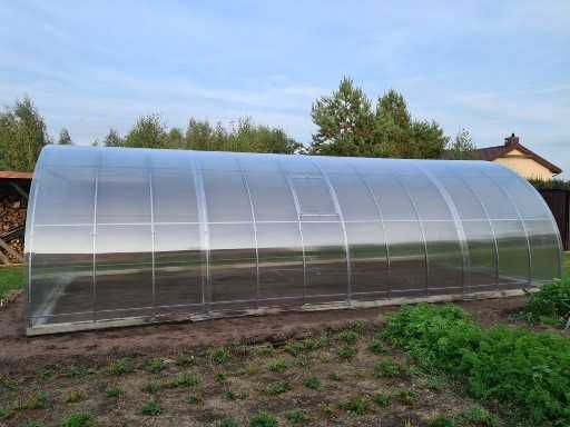 Szklarnia Tunel 4x8m, z poliwęglanu komorowego 4mm, profil 40x20mm