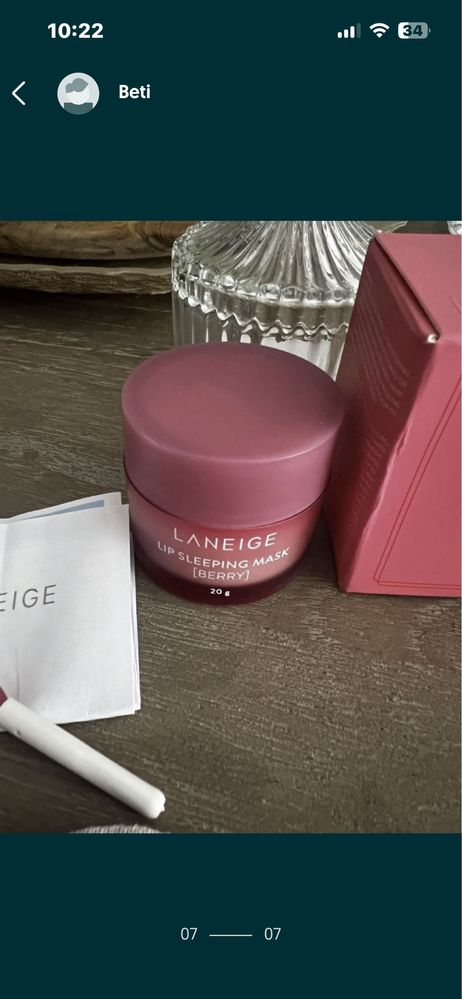 Laneige maska do ust nowa