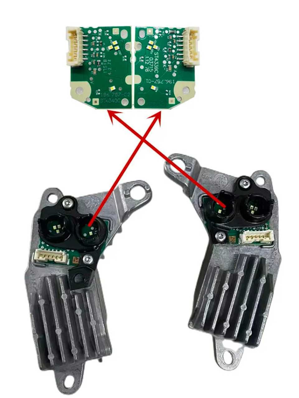 Модуль светодиодный Touareg | Модули для фар 196-757-01, 196-757-02