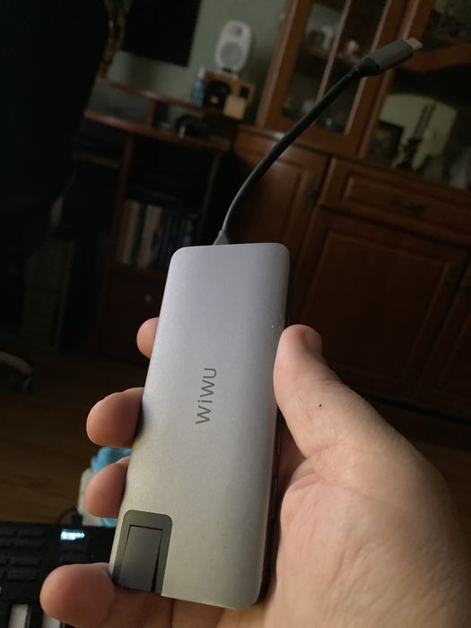 Хаб WIWU Alpha 12 in 1 USB-C Hub Gray Обмен