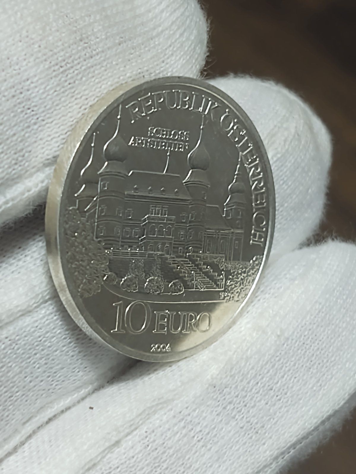 Срібна монета 10 євро 925