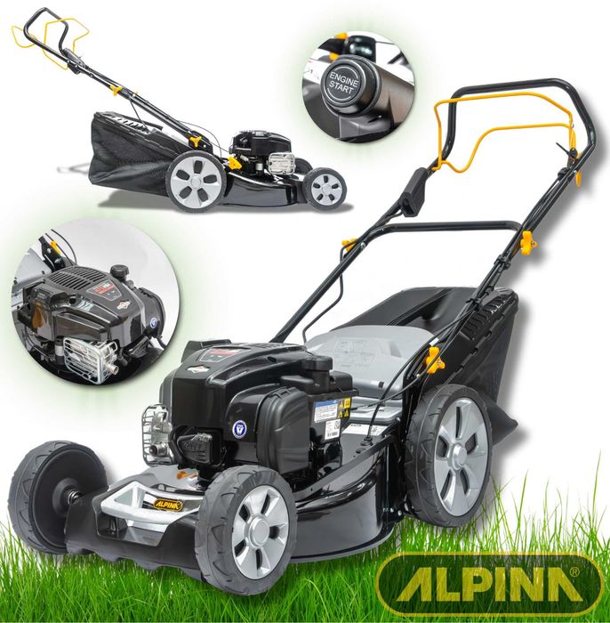 Kosiarka Spalinowa Napęd Alpina Stiga 46 cm Silnik Briggs & Stratton