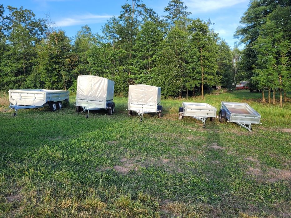 Przyczepka samochodowa dwuosiowa Zasław 300 HL 300x150 DMC 750kg