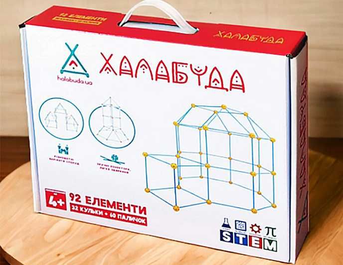Дитячий конструктор Халабуда, 92 елементи