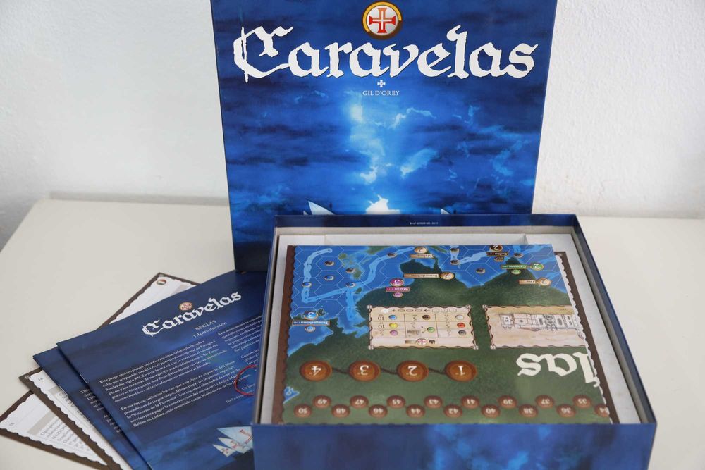 Jogo de tabuleiro Caravelas