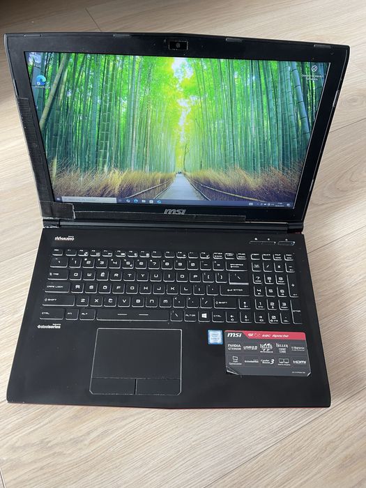 Laptop MSI – i7, 16GB RAM, SSD 250GB + HDD 1TB, Windows 10 Pro