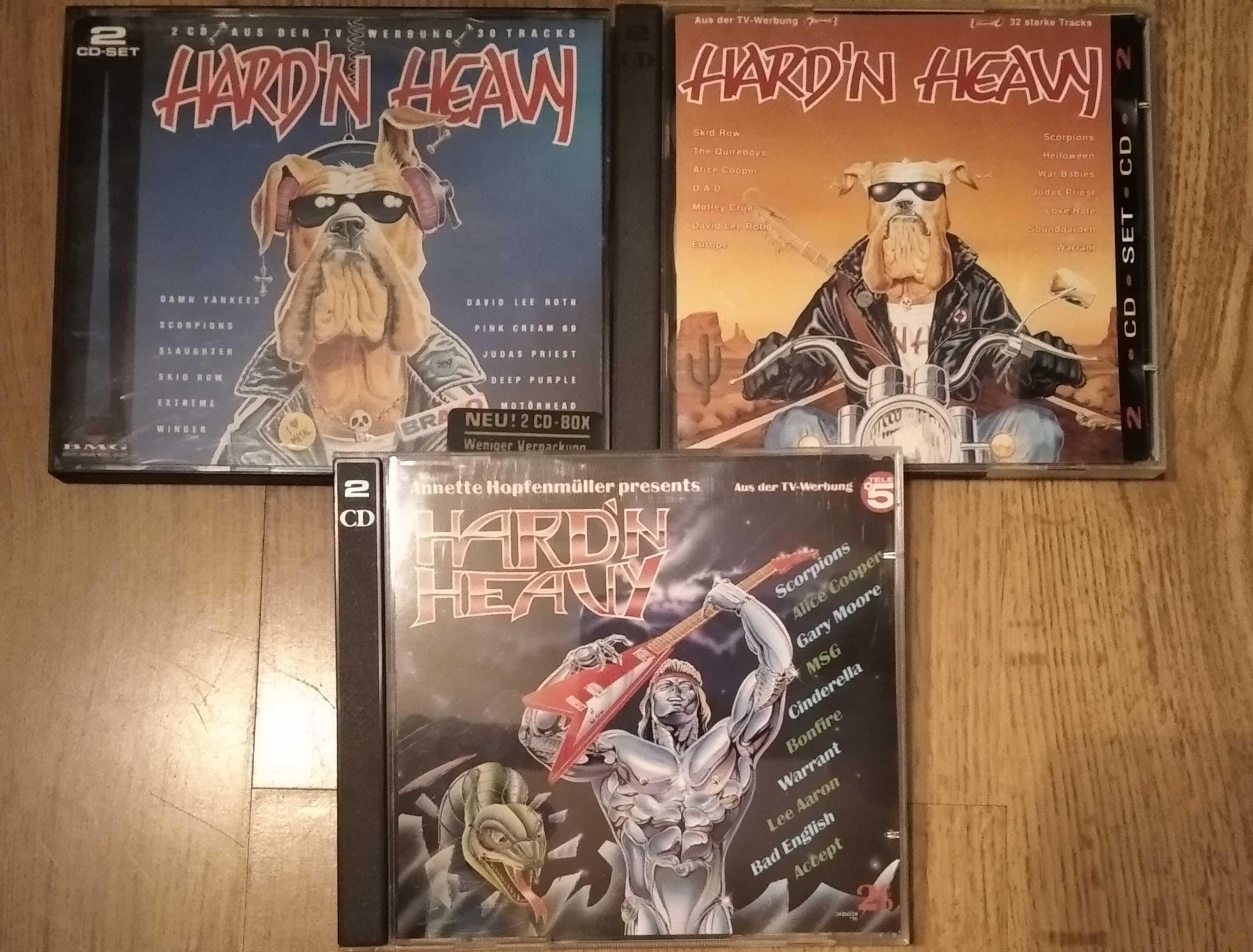 Zestaw 6 płyt CD heavy metal Hard'n Heavy