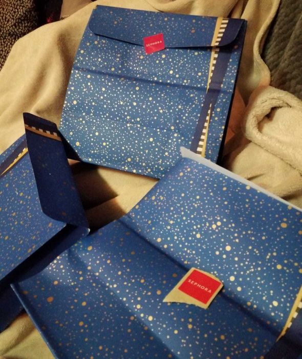 Sephora 3 torebki prezentowe. Nowe, niebieskie.