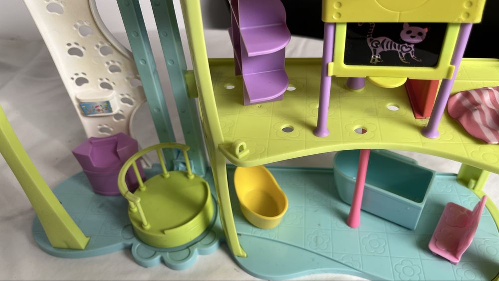 Clínica veterinária Polly Pocket + acessórios originais