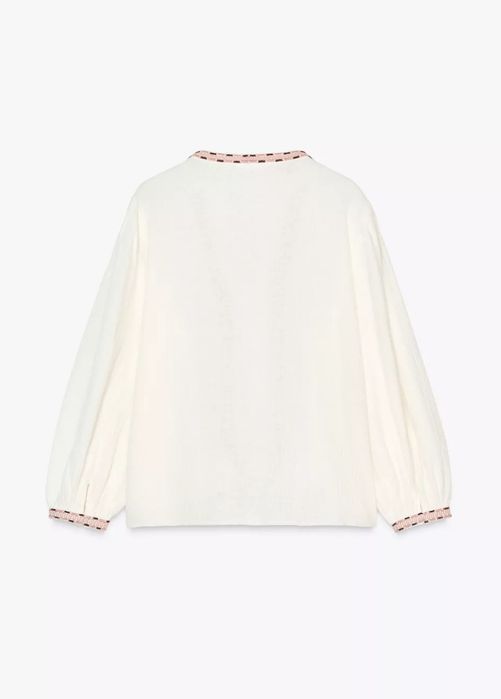Рубашка Zara льон S 36 M 38 L 40 вишиванка
