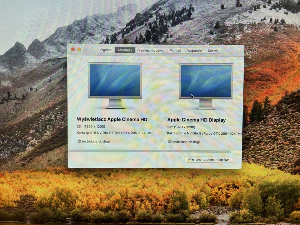 Komputer stacjonarny | Apple Mac Pro | x2 Monitor Apple Cinema