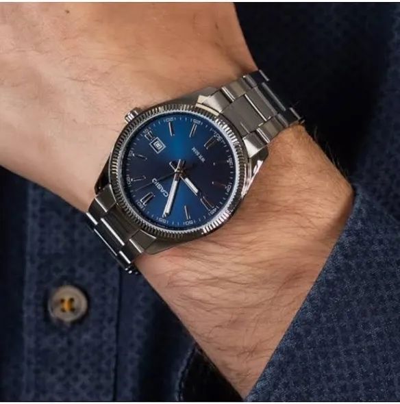 Relógio Masculino Azul Premium