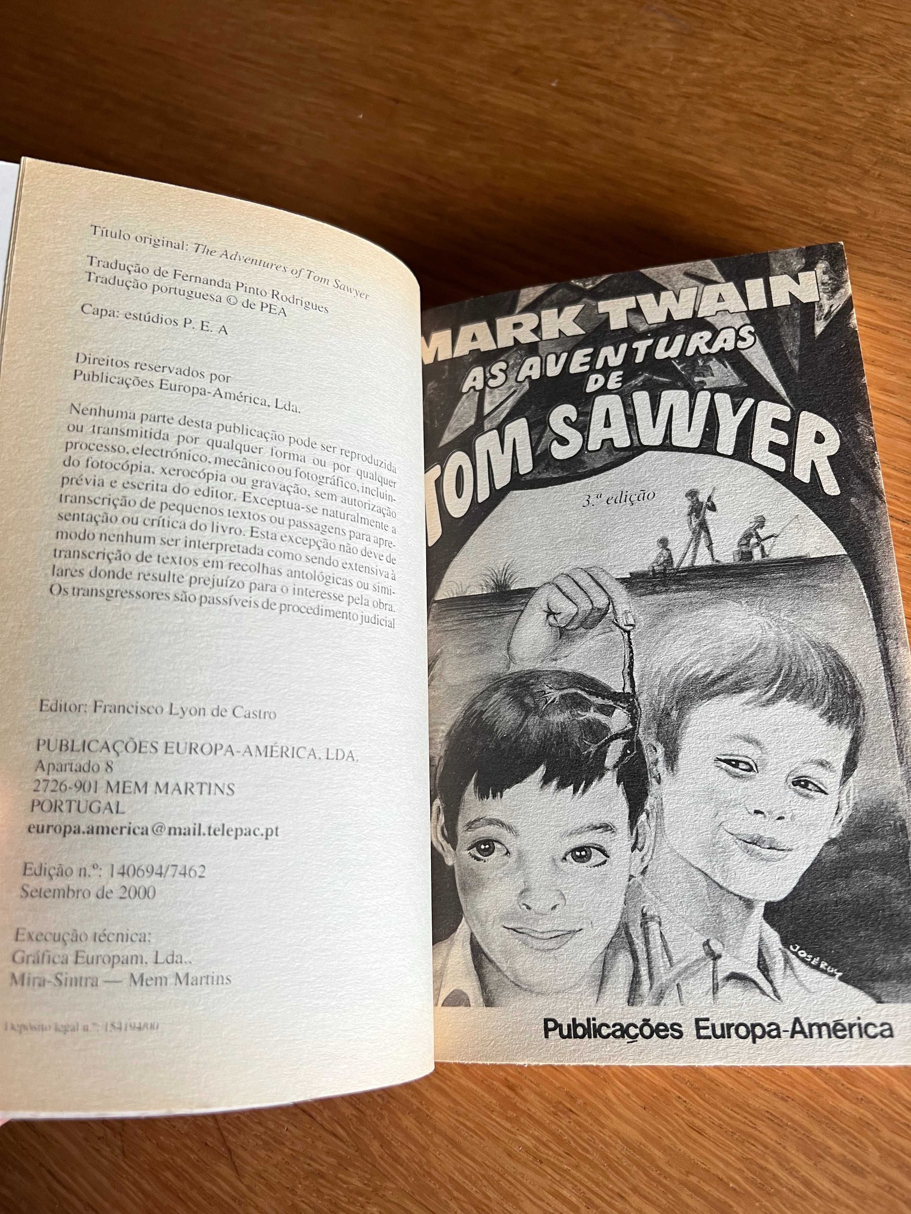 As aventuras de Tom Sawyer      MARK TWAIN