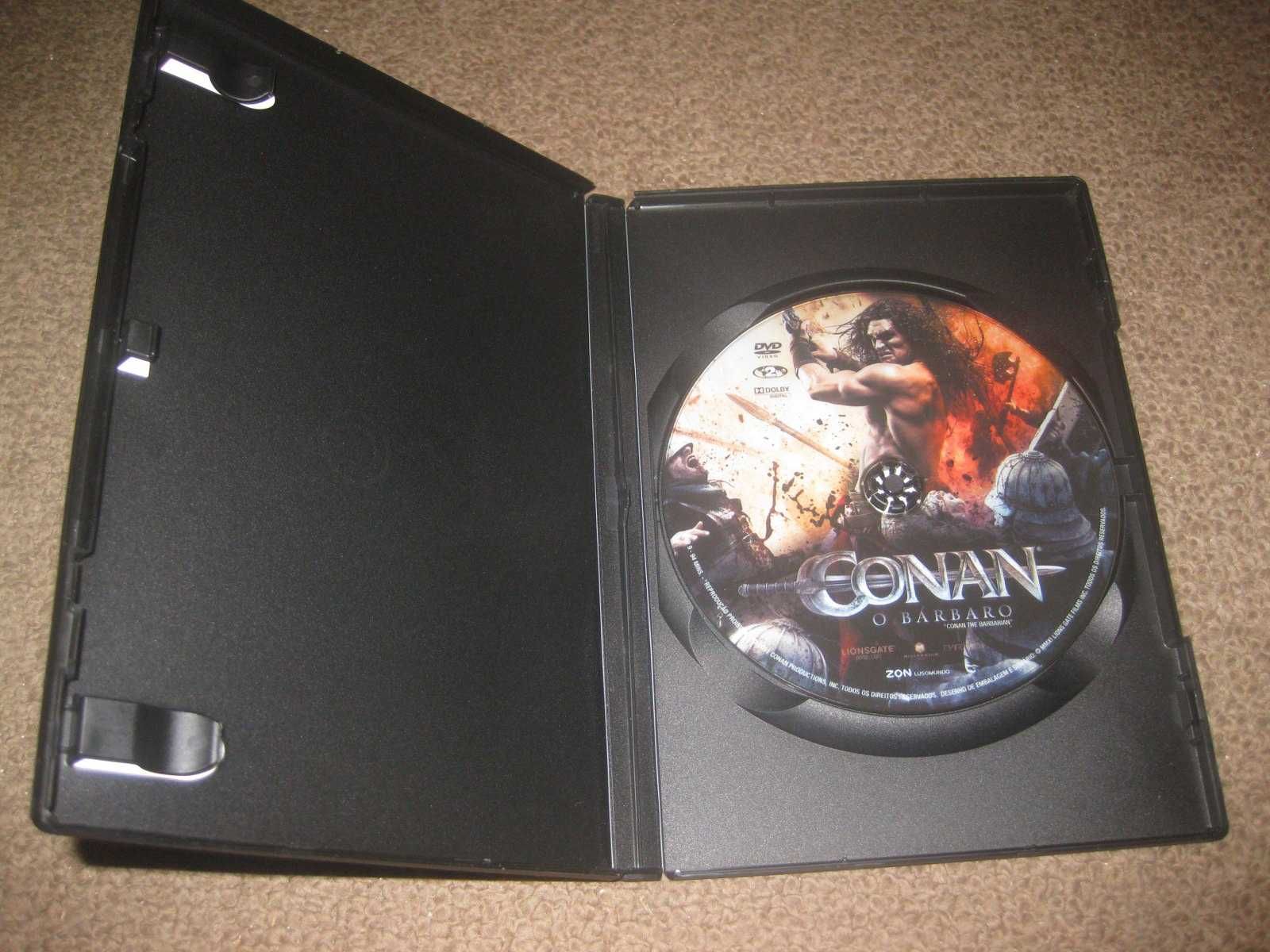 DVD "Conan, o Bárbaro" com Jason Mamoa