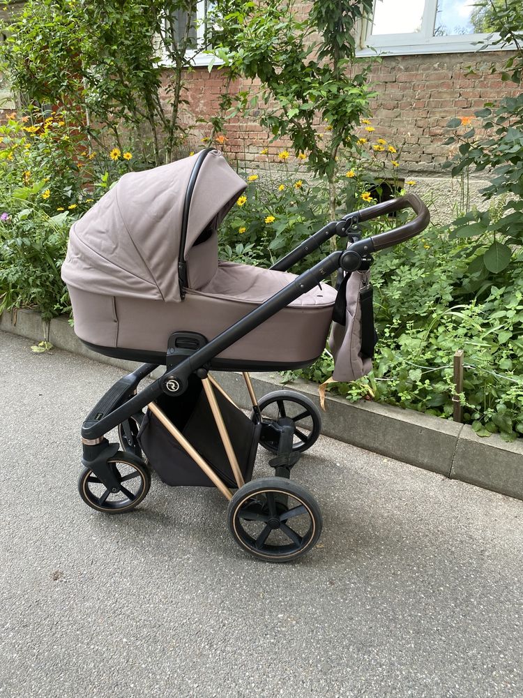 Коляска 2 в 1 Roan Ivi Cocoa Rose Gold