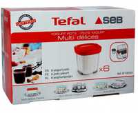 Zestaw pojemników SEB XF100501 do jogurtownicy Tefal 6 sztuk