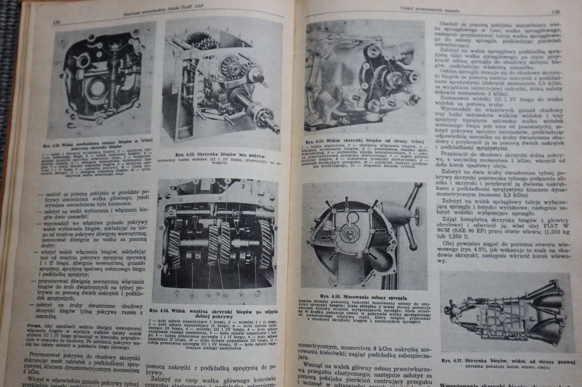 Naprawa samochodu POLSKI FAIT 125P WKŁ 1970 R wydanie 1 KB061811