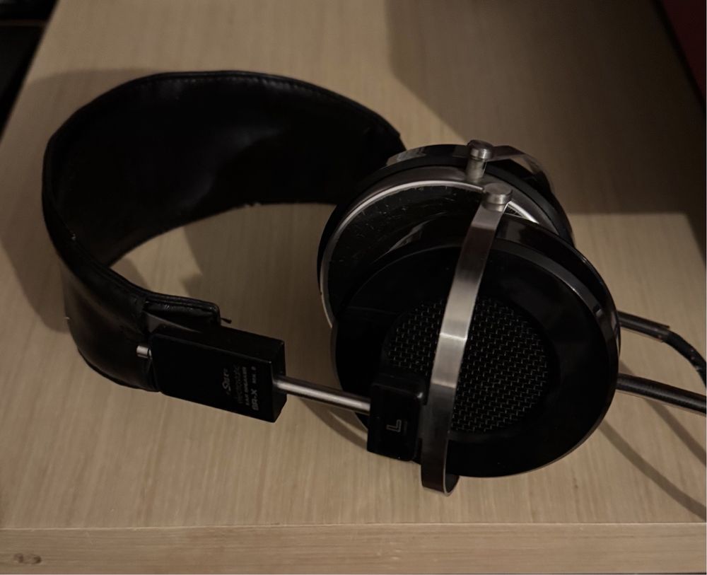 STAX SRA-3S wzmacniacz sluchawkowy lampowy sluchawki w zestawie