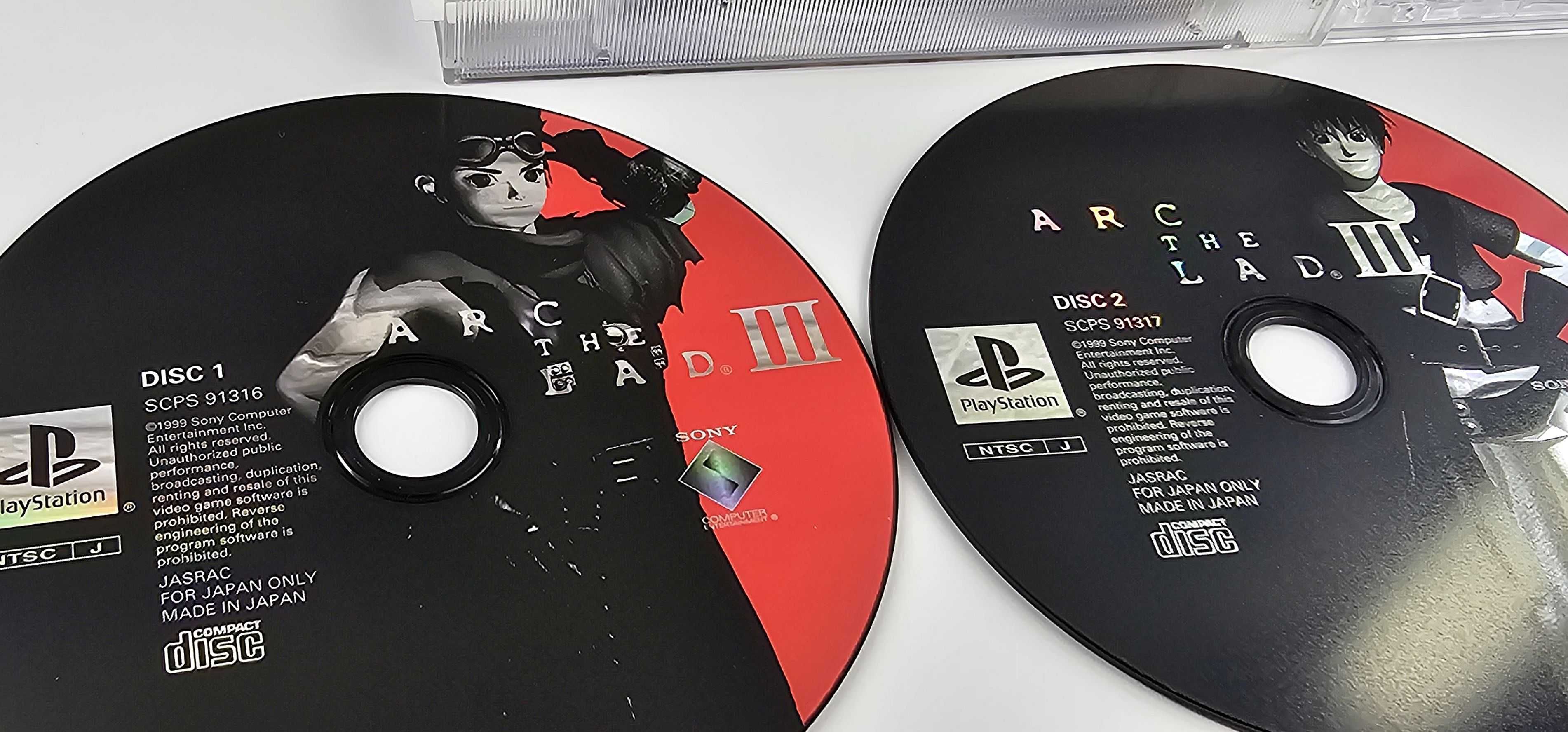 Arc the Lad III PSOne Books +Memory Cars Sticker finalna edycja