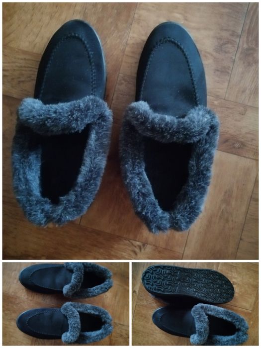 Тапочки на меху молдавские новые на 38-39.  р, стелька 26. 5 см,