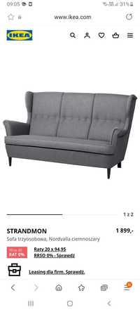 sofa ikea w bardzo dobrym stanie