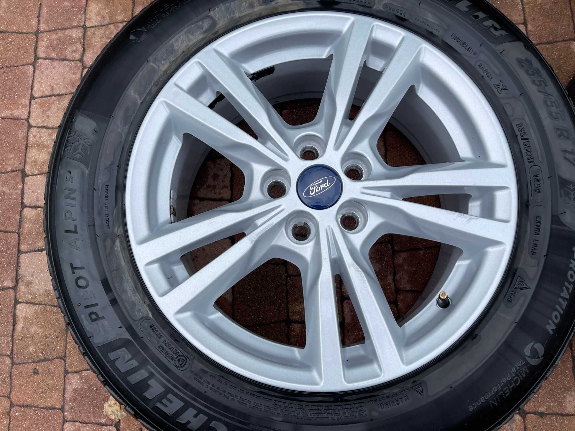 3582. Alufelgi 17" oryginalne Ford Galaxy S-max Kuga 7.5J ET55 5x108