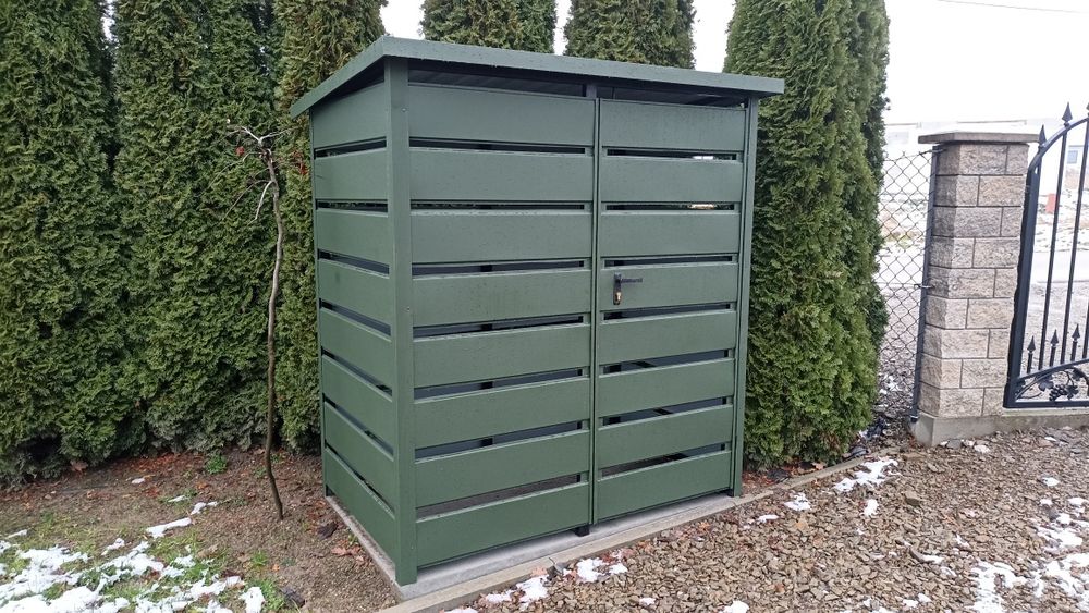 Garaże blaszane, domki