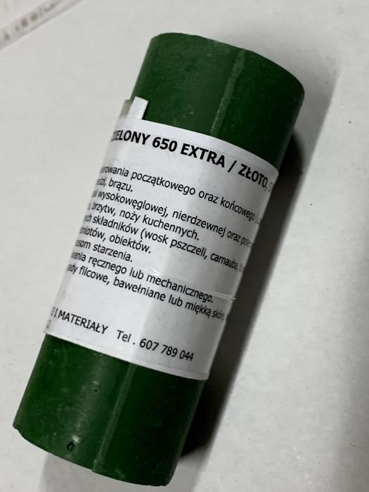 Pasta Polerska w bloku Złoto Srebro Mosiądz Miedź typ 650 inne Jubiler