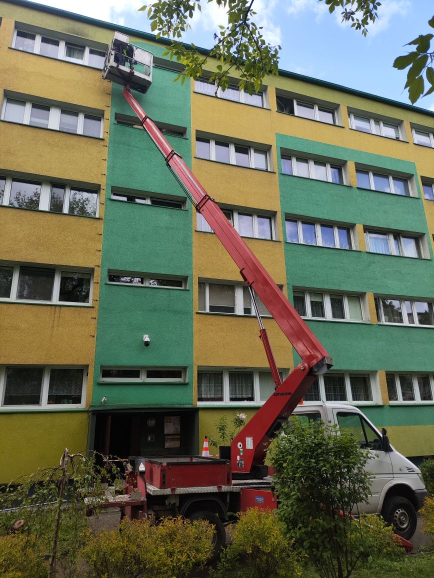 22m Usługi, wynajem podnośnika koszowego, zwyżka 22m