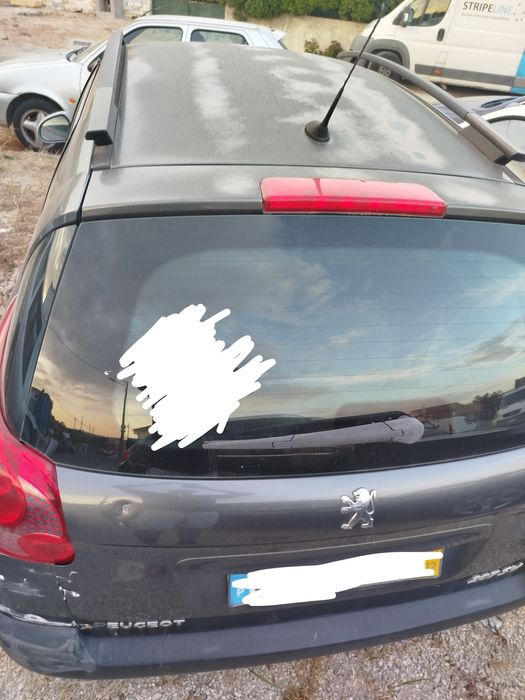 Peugeot 207 Sw 1.4i 2008 Sem motor/Acidentado/Com documentos