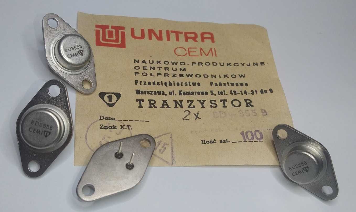 Tranzystor BD355B Unitra CEMI