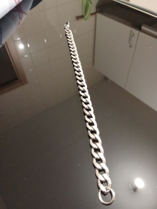 Pulseira aço 18cm impecável